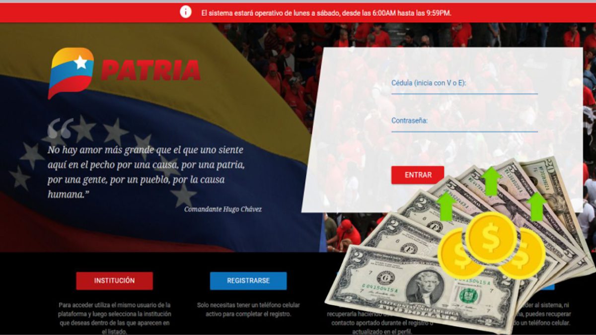 Más pagos en PATRIA 