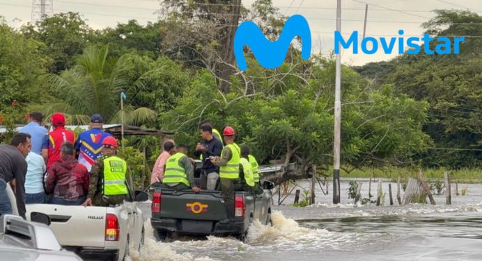 Movistar activa un mes de recarga gratuita a residentes de Puerto Nutrias, Barinas