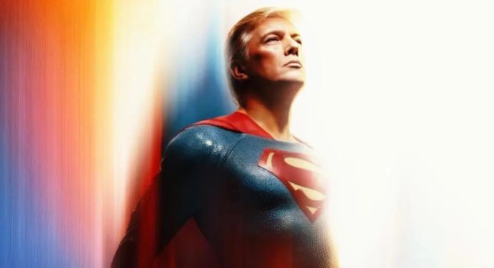 Trump se convierte en Superman: La Casa Blanca lo muestra como símbolo de esperanza