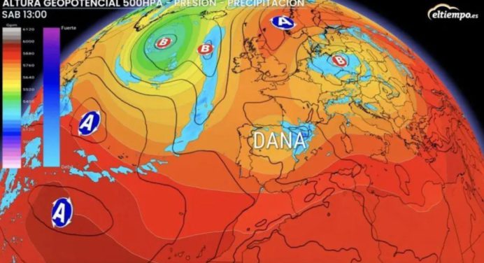 España en alerta naranja: Se prevén tormentas y granizo este sábado por una DANA