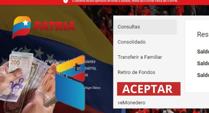 Llegan los bolívares en PATRIA: Bono a cancelar en las próximas horas