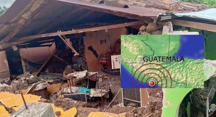 Sismo en Guatemala de 5,8: Dos muertos y más de 20 hospitalizados