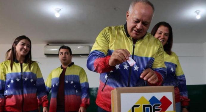 Diosdado Cabello: La votación es rápida, el país está en calma
