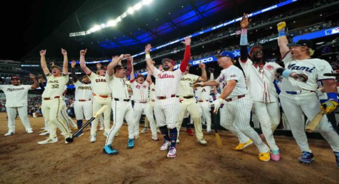 Liga Nacional ganó a punta de batazos en el Juego de Estrellas