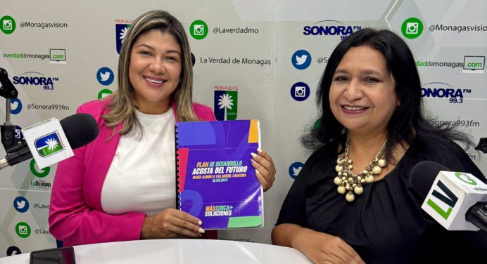 María Gabriela Villarroel se comprometió a potenciar la calidad de vida en Acosta