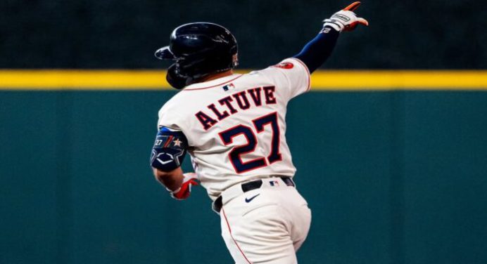 José Altuve comandó la paliza de Astros sobre Nacionales