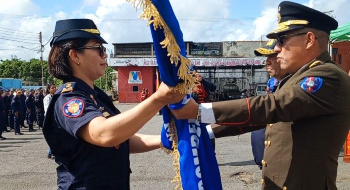 Teniente coronel Kaliana Campos asume mando del Cuerpo de bomberos de Monagas