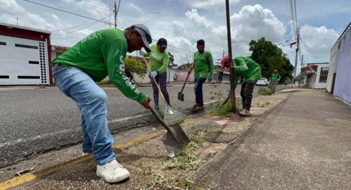 Alcaldía de Maturín embellece sector Los Guaritos III