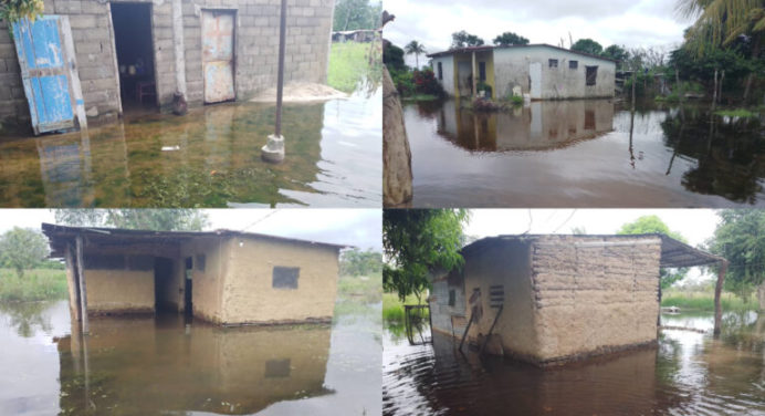 Vecinos de El Caruto I afectados por crecida del río San Antonio