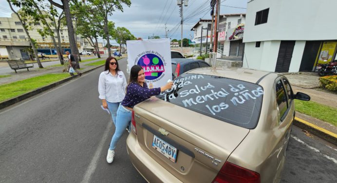 CMDNNA realiza campaña por la salud mental de los menores de edad