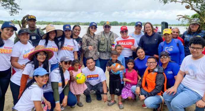 Alcalde José Maldonado celebró el día del Niño en San Rafael fluvial de Sotillo