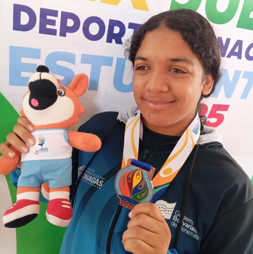 Monagas logró su primera medalla en los Juegos Nacionales Estudiantiles 1 Monagas
