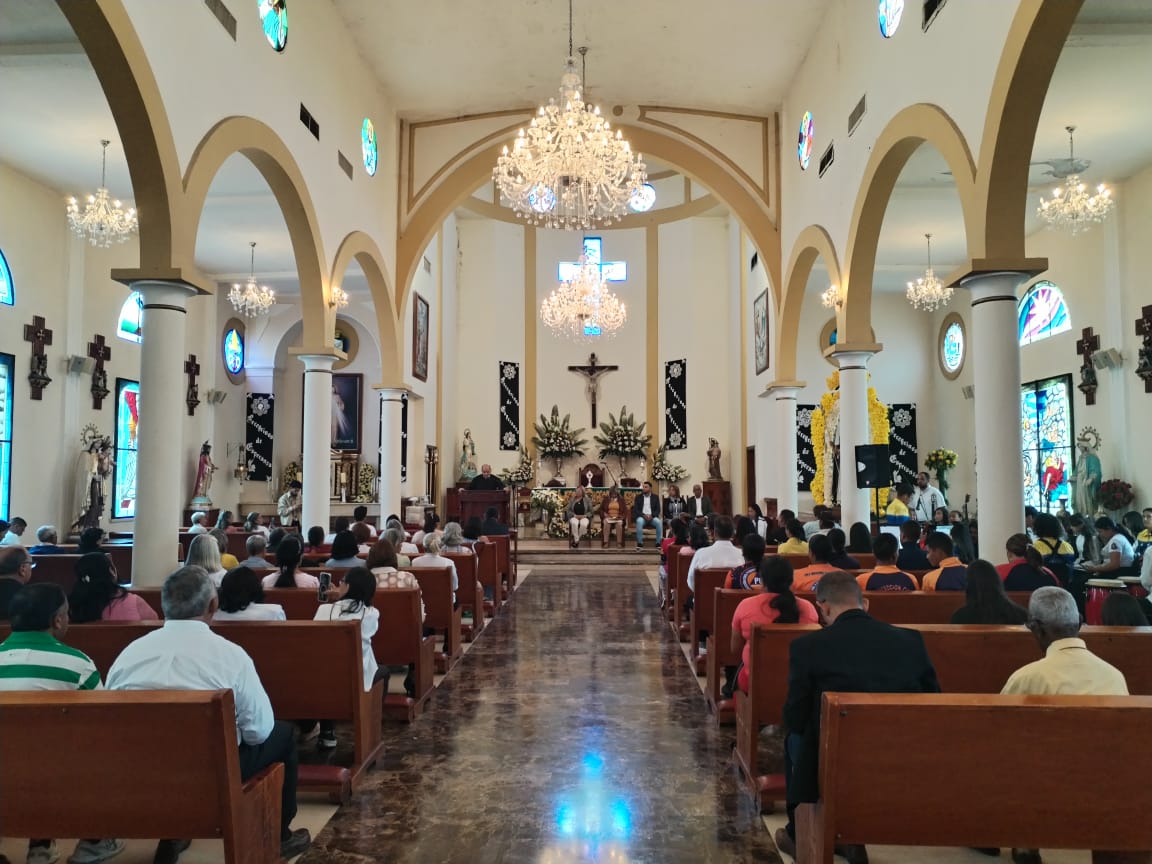 222 años de fundación celebra parroquia Santo Domingo de Guzmán en Caicara 2 Caicara2