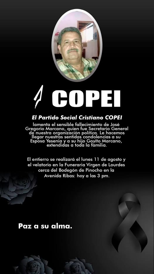 Este domingo murió el profesor José Gregorio Marcano 2 Gollo Copei2