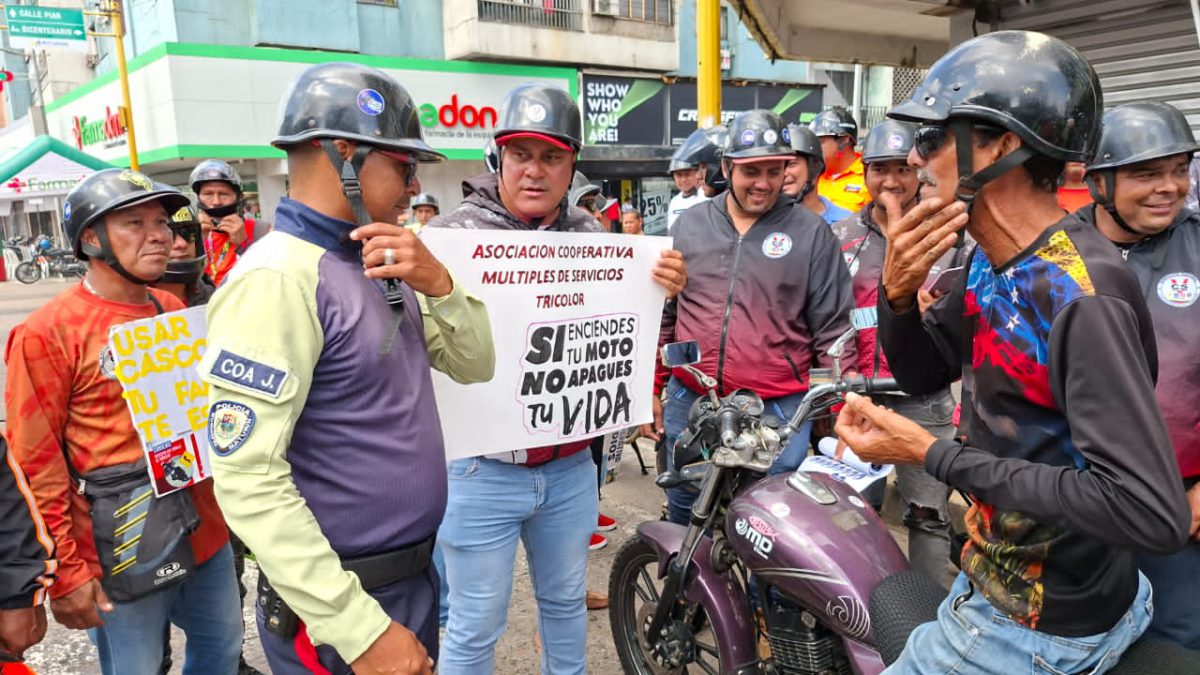 Motorizados de Maturín promueven campaña para reducir accidentes viales 3 accidente