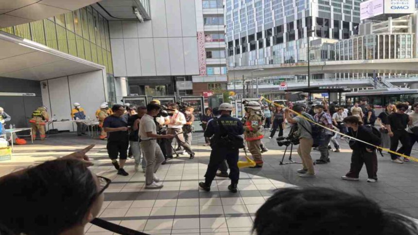 Incidente violento en Tokio: 18 personas afectadas por gas pimienta y un arresto 1 Incidente violento en Tokio: