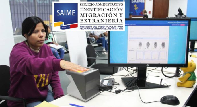 Operativo de cedulación del SAIME este 23- agosto: Sólo para este rango de identidad