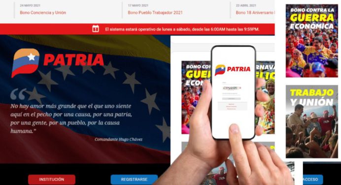 Estipendio PATRIA con aumento este 20 de agosto