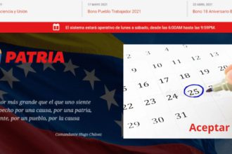 BONOS en cuenta PATRIA