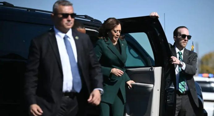 Trump elimina la protección del Servicio Secreto para Kamala Harris