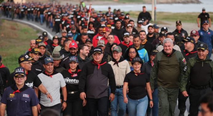 Cabello lideró el Entrenamiento básico de Resistencia Revolucionaria de la JPSUV