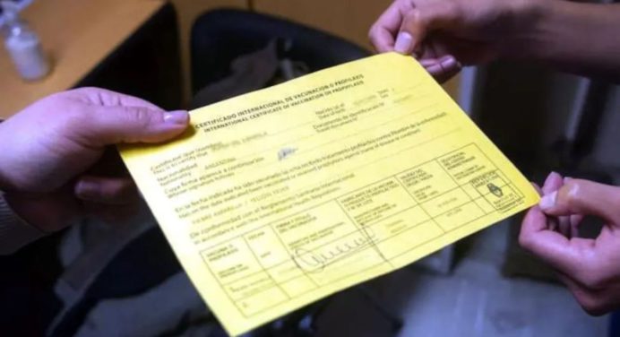 Ecuador no exigirá certificado de vacunación contra la fiebre amarilla a estos 4 países