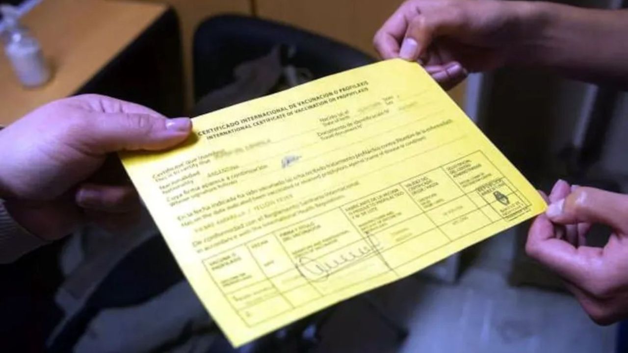 certificado de vacunación