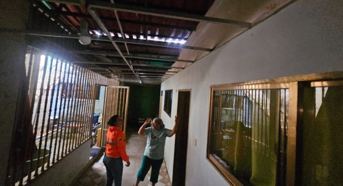 PCAD Maturín realiza inspecciones a viviendas en riesgo en Las Brisas