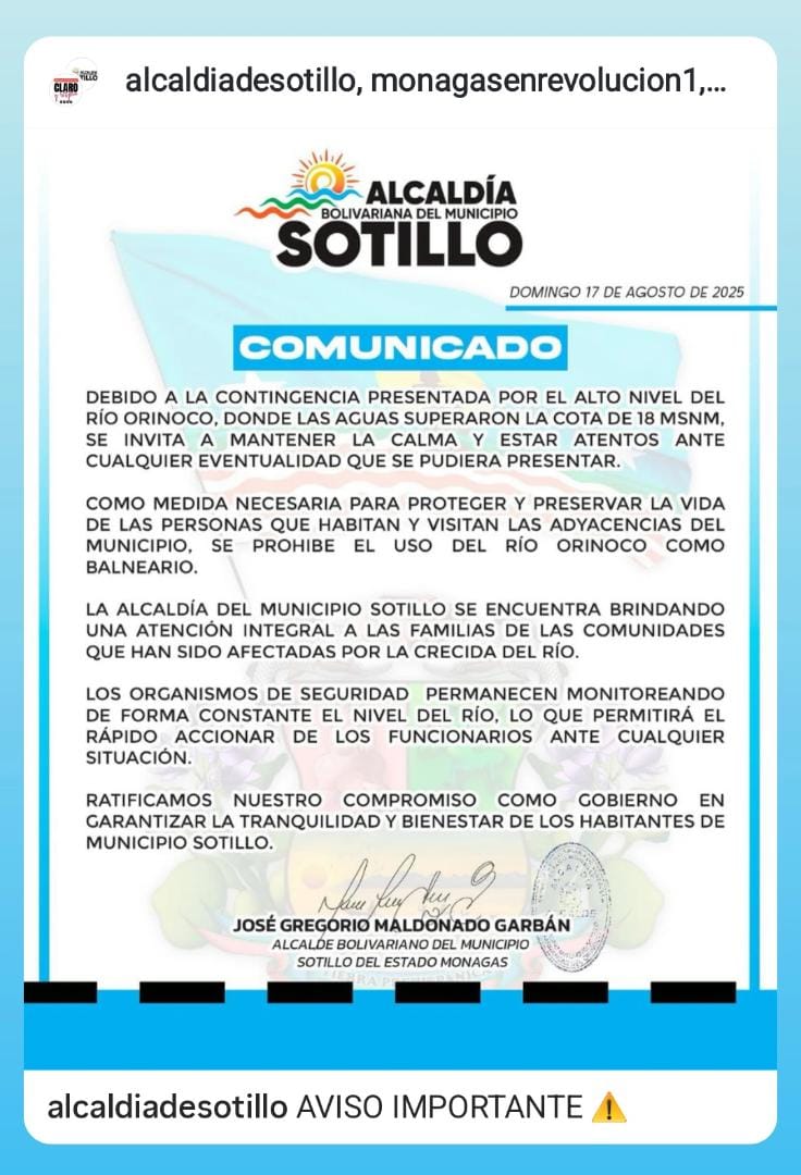 alcaldia de sotillo monagas