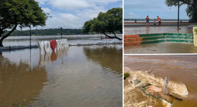 Autoridades en alerta roja por crecida del río Orinoco