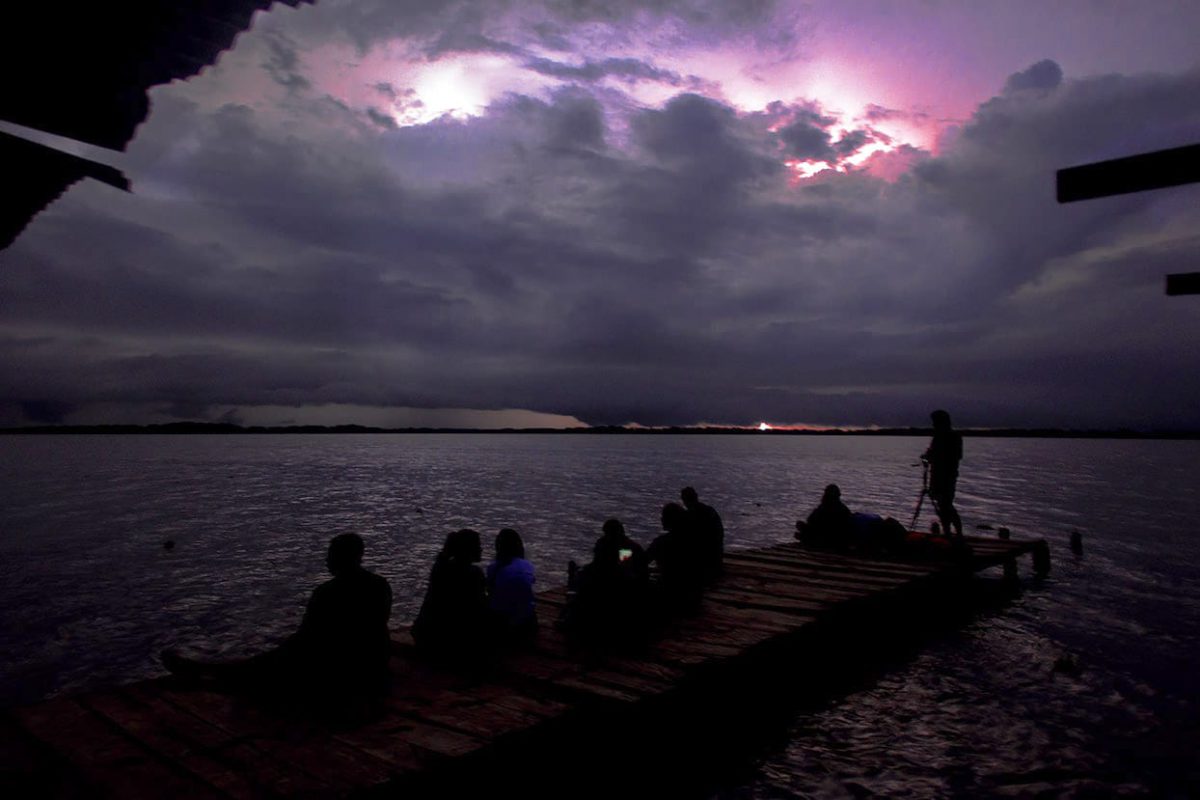 Ologa: El mejor escenario para disfrutar la maravilla del Relámpago del Catatumbo 4 anochecer4