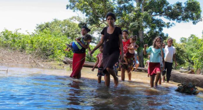 Al menos 7 comunidades fluviales afectadas por crecida del río Orinoco en Monagas