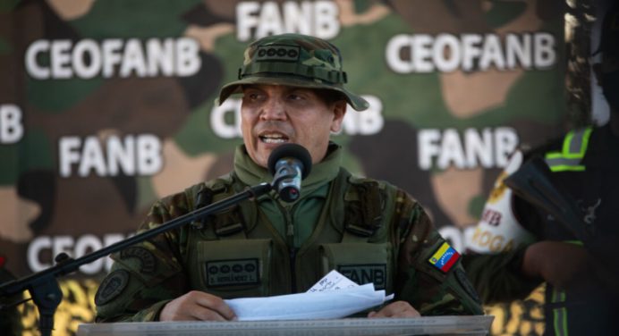 Hernández Lárez: Fanb continúa en la lucha antidrogas 