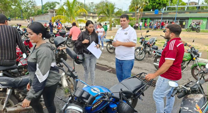 Más de 300 motorizados beneficiados con jornada de atención y supervisión de Fontur