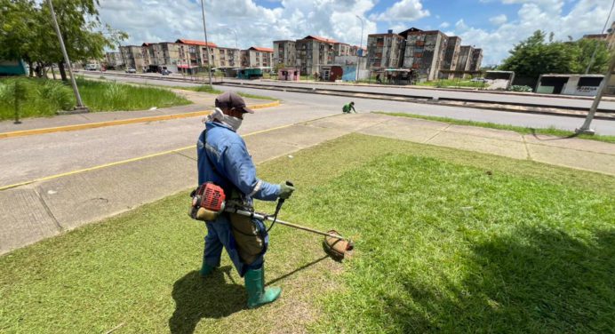 Alcaldía de Maturín ejecuta plan de embellecimiento en La Gran Victoria