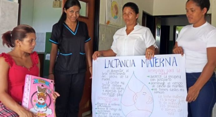 Monagas despliega actividades por la Semana Mundial de la Lactancia Materna