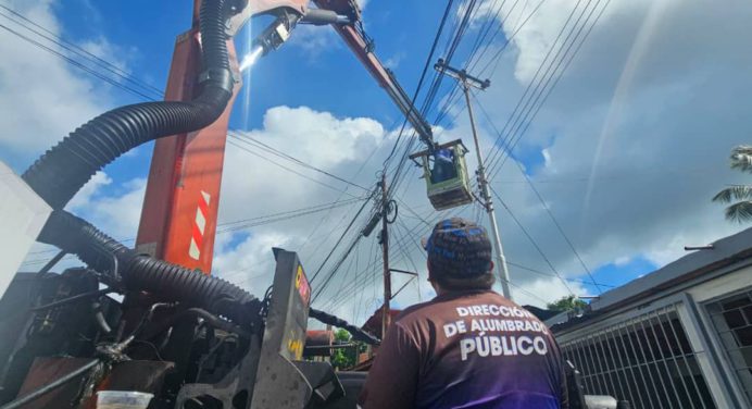 Alcaldía de Maturín instaló 4 mil 135 luminarias en el mes de julio