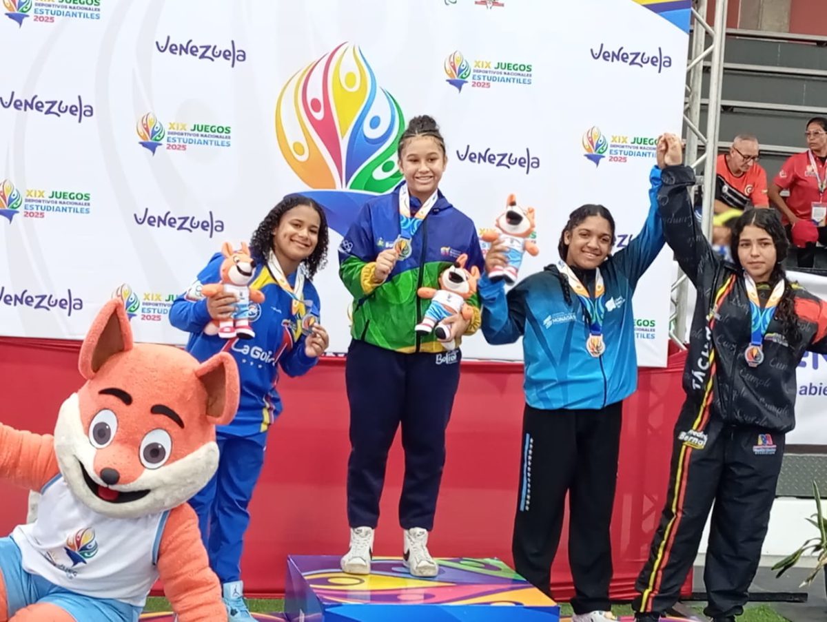 Monagas logró su primera medalla en los Juegos Nacionales Estudiantiles 2 medalla2