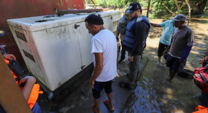 193 familias afectadas por la crecida del río Orinoco en Monagas
