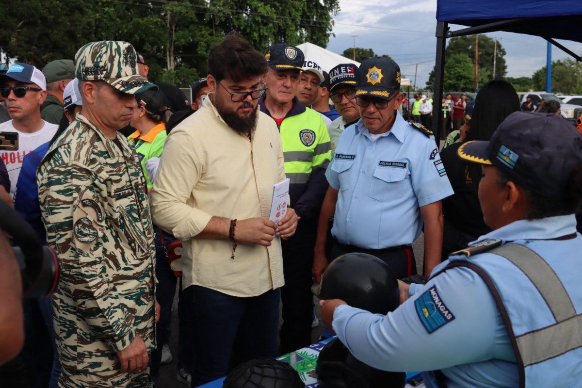 Gobernador Luna inicia en Monagas campaña "Si enciendes tu moto no apagues tu vida" 3 moto3