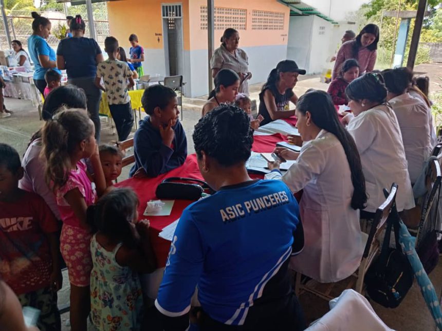 Más de 320 atenciones médicas reciben habitantes del sector El Limón en Punceres 1 punceres
