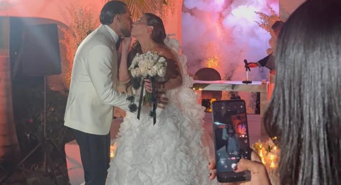 ¡Se casó Ronald Borjas con Carolina Tepedino!