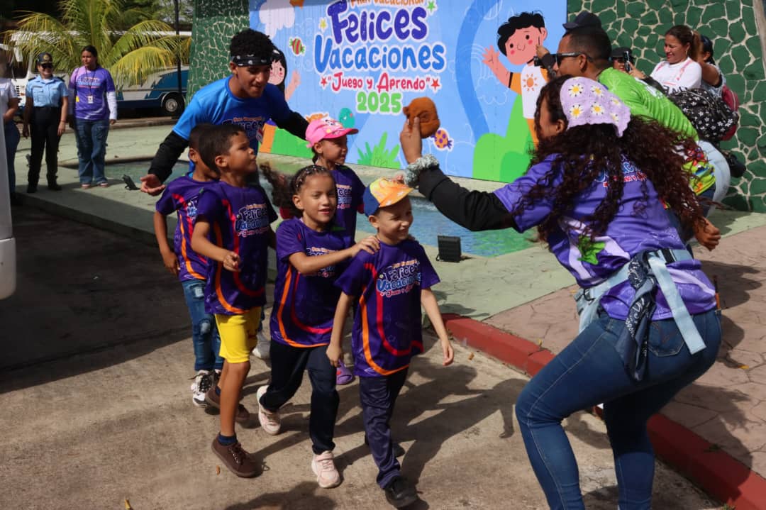 Gobernación comienza plan Felices vacaciones Juego y Aprendo 2025 5 vacaciones5