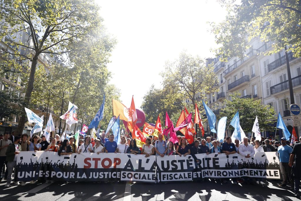Protestas sindicales en Francia: