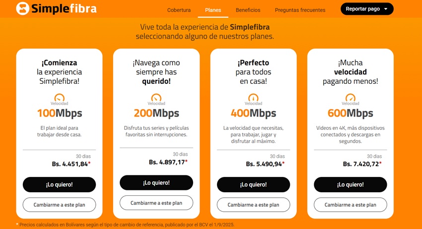 Estas son las tarifas Simpletv y Simplefibra de septiembre 3 Simpletv y Simplefibra