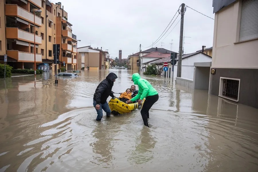 lluvias al norte de Italia 