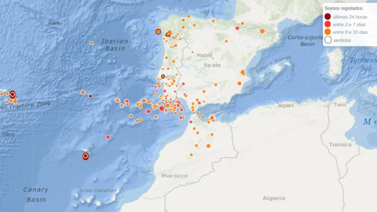 Siguen las réplicas luego del sismo de 3,9 en el archipiélago portugués de Madeira 2 archipiélago portugués de Madeira
