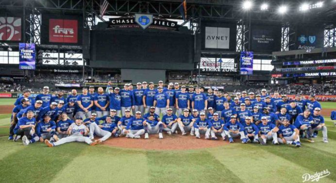 Grandes Ligas: Los Dodgers lograron nuevo título divisional