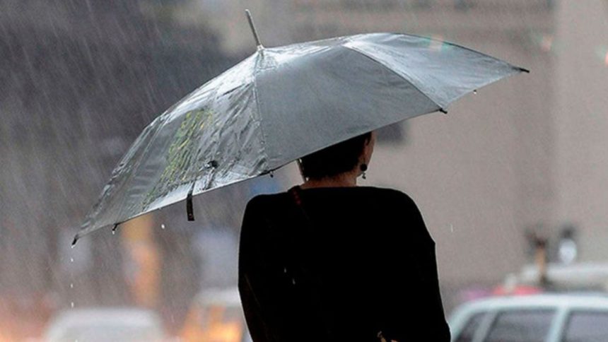 Nubosidad fragmentada con lluvias