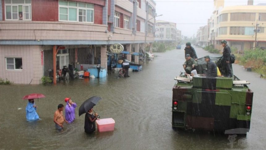 Inundaciones al este de Taiwán dejan 75 personas atrapadas y dos desaparecidas 1 este de Taiwán